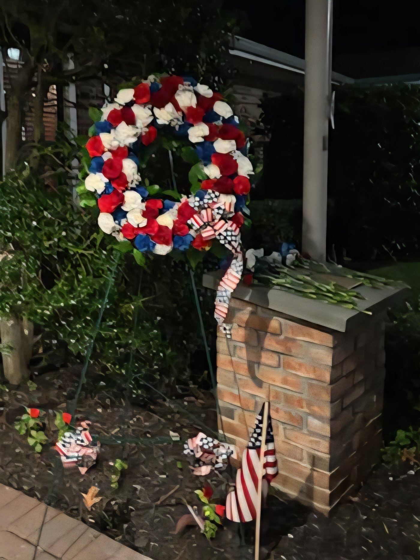 Juniors gathered at a 9/11 remembrance